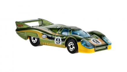 Тематическая Машинка Hot Wheels Porsche Porsche 917 LH The Hot Ones 1:64 JKX43 Green - Retromagaz, image 4