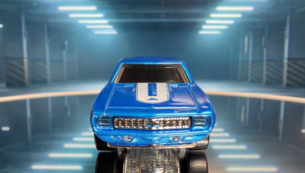 Тематическая Машинка Hot Wheels 1969 Camaro Fast & Furious 1:64 JKX13 Blue - Retromagaz, image 4