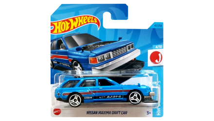 Машинка Базова Hot Wheels Nissan Maxima Drift Car J-Imports 1:64 HKK65 Light Blue - Retromagaz, image 1