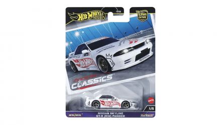 Машинка Premium Hot Wheels Nissan Skyline GT-R (R32) Pandem Modern Classics 1:64 HRV68 White - Retromagaz, image 1