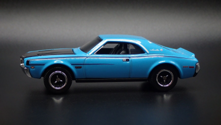 Тематическая Машинка Matchbox 1970 AMC Javelin Moving Parts 1:64 FWD28/HVM76 Blue - Retromagaz, image 4