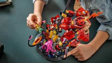 Конструктор Lego Робот Вогняного Лицаря Ninjago 71846 Новий - Retromagaz, image 5