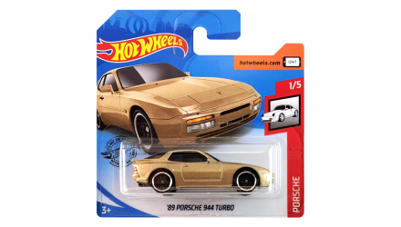 Машинка Базовая Hot Wheels '89 Porsche 944 Turbo Porsche 1:64 GHF07 Gold - Retromagaz, image 1