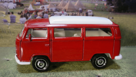 Тематична Машинка Matchbox 1970 Volkswagen T2 Bus Germany 1:64 HVT70/HVV22 Red - Retromagaz, image 1