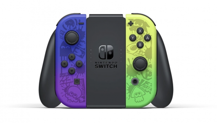 Консоль Nintendo Switch OLED Model HEG-001 Splatoon 3 Limited Edition 64GB Green Violet Б/У - Retromagaz, image 3