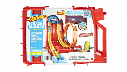 Трек Hot Wheels Турботрюки Track Builder HDX78 Red Новий - Retromagaz, image 1