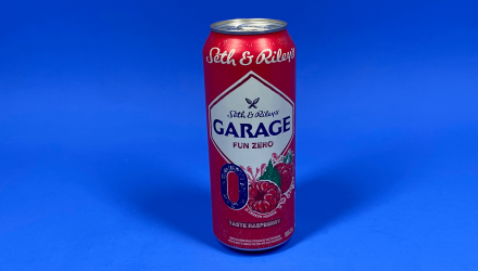 Пиво Безалкогольне Garage Seth & Riley's Fun Zero 0% Raspberry 500ml - Retromagaz, image 1