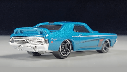 Машинка Базова Hot Wheels '69 Mercury Cougar Eliminator Muscle Mania 1:64 HTC59 Blue - Retromagaz, image 2