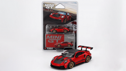 Машинка Premium MINI GT Porsche 911 (992) GT3 RS Blister Packaging 1:64 MGT01060-BL Red - Retromagaz, image 4