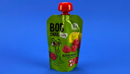 Пюре Фруктовое Bob Snail Яблуко-Малина для Дітей від 6 Місяців - Retromagaz, image 1