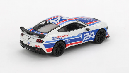 Машинка Premium MINI GT Ford Mustang Dark Horse #24 1:64 MGT01172 White - Retromagaz, image 2