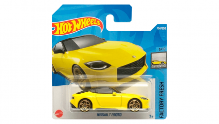 Машинка Базова Hot Wheels Nissan Z Proto Factory Fresh 1:64 HCT13 Yellow - Retromagaz, image 1