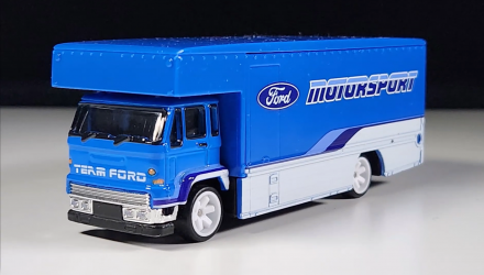 Машинка Premium 2шт Hot Wheels Ford Capri GR5 та Fleet Flyer Team Transport 1:64 JHX89 Blue - Retromagaz, image 1