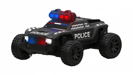 Машинка Радиоуправляемая TurboRacing C82 RC Off-Road Police Car 1:64 Black - Retromagaz, image 1