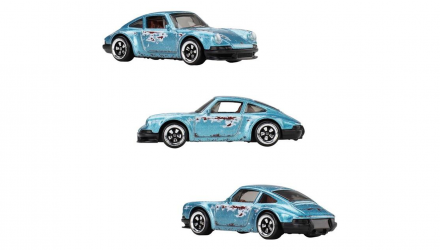 Тематична Машинка Hot Wheels Porsche 71 Porsche 911 Vintage 1:64 JKY34 Blue - Retromagaz, image 4