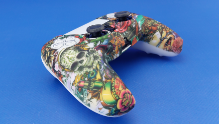 Чехол Силиконовый RMC PlayStation 5 Tatto Art Green Новый - Retromagaz, image 5