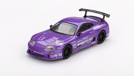 Машинка Premium MINI GT Toyota Supra (A80) GT-300 Top Secret 1:64 MGT01067-CH Purple - Retromagaz, image 1