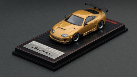 Машинка Premium Ignition Model Toyota Supra (JZA80) RZ 1:64 IG1866 Gold - Retromagaz, image 1