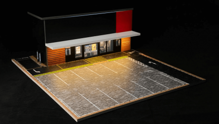 Диорама G-Fans McD Fast Food Building 1:64 710013 Black - Retromagaz, image 1