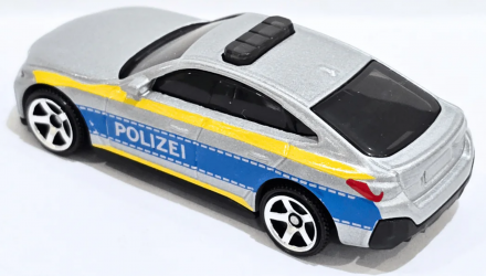 Машинка Велике Місто Matchbox 2023 BMW i4 Police Sedan 1:64 JBR00 Silver - Retromagaz, image 2