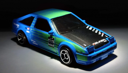 Машинка Базова Hot Wheels Toyota AE86 Sprinter Trueno Falken Drift 1:64 GTB26 Blue - Retromagaz, image 2