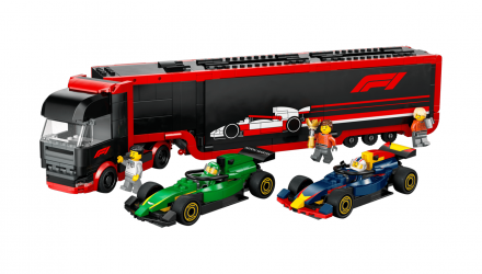 Конструктор Lego Грузовик F1 с Автомобилями RB20 и AMR24 City 60445 Новый - Retromagaz, image 2