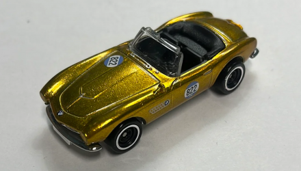 Машинка Базовая Hot Wheels BMW 507 Super Treasure Hunt STH Roadsters 1:64 HTF32 Gold - Retromagaz, image 1