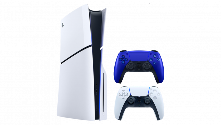 Набір Консоль Sony PlayStation 5 Slim Blu-ray 1TB White Новий + Геймпад Бездротовий DualSense Cobalt Blue - Retromagaz, image 1