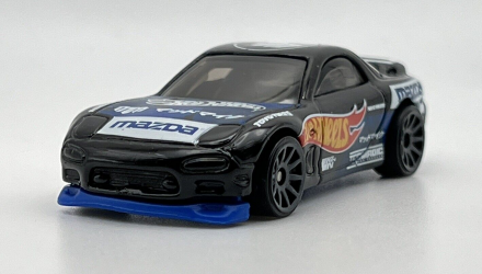 Машинка Базова Hot Wheels '95 Mazda RX-7 Mad Mike Speed Graphics 1:64 FYD04 Black - Retromagaz, image 2