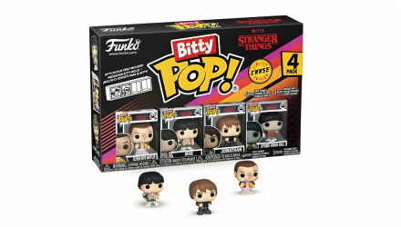 Пак Фігурок FUNKO POP! Bitty Pop! Stranger Things Одинадцять Upside Down Will Chase 23mm 83663 - Retromagaz, image 1