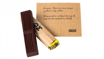 Набор Шоколад Молочный 2шт Hello Dream с Предвидениями "Торба Счастья" 87.5g - Retromagaz, image 3