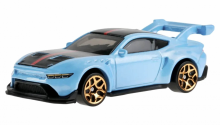 Машинка Базовая Hot Wheels Ford Mustang GTD Factory Fresh 1:64 JJJ14 Blue - Retromagaz, image 1