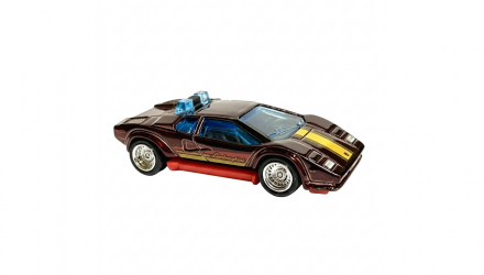 Тематическая Машинка Hot Wheels Lamborghini Countach Pace Car The Hot Ones 1:64 JKX52 Brown - Retromagaz, image 6