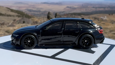 Машинка Premium Hot Wheels Audi RS 6 Avant Chase Fast Wagons 1:64 JBK71 Black - Retromagaz, image 3