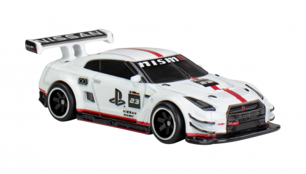 Машинка Premium Hot Wheels Nissan GT-R NISMO GT3 Gran Turismo Pop Culture 1:64 HVJ34 White - Retromagaz, image 6