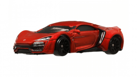 Тематична Машинка Hot Wheels Lykan Hypersport W Motors Dominic Toretto Fast & Furious 1:64 HNR88/HRW48 Red - Retromagaz, image 1