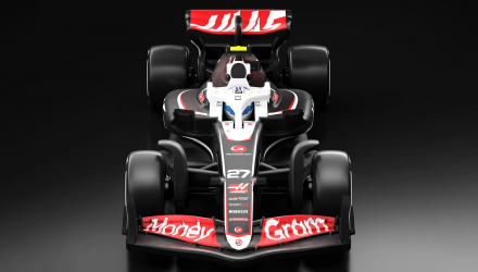 Машинка Premium Hot Wheels MoneyGram Haas F1 Team - VF-24 (#27) Formula One Collection 1:64 JBM10 Black - Retromagaz, image 4