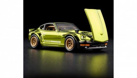 Машинка Premium Hot Wheels Custom '72 Datsun 240Z Red Line Club RLC 1:64 JCP26 Green - Retromagaz, image 3
