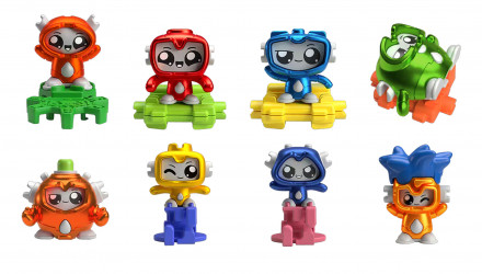 Набір Шоколадне Яйце 4шт Kinder Surprise Роботи Colorbots 20g - Retromagaz, image 2