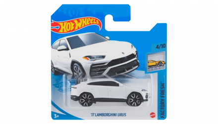 Машинка Базова Hot Wheels '17 Lamborghini Urus Factory Fresh 1:64 GTB95 White - Retromagaz, image 1