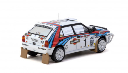 Машинка Premium Tarmac Works Lancia Delta HF Integrale Safari Rally 1992 #1 1:64 T64-049-92SAF01 White - Retromagaz, image 3