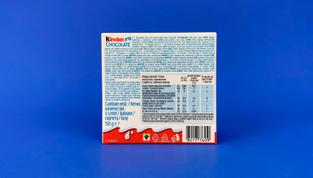 Набор Шоколад Молочный Kinder Chocolate 4 Pieces 50g 20шт - Retromagaz, image 3