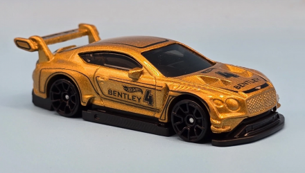 Машинка Базова Hot Wheels 2018 Bentley Continental GT3 Race Day 1:64 JBC18 Gold - Retromagaz, image 1