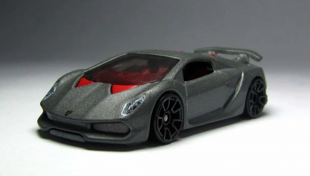 Машинка Базова Hot Wheels Lamborghini Sesto Elemento Need for Speed City 1:64 BFF92 Grey - Retromagaz, image 2