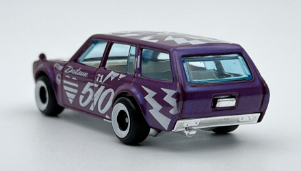 Машинка Базова Hot Wheels Datsun Bluebird Wagon (510) Wagons 1:64 HKH72 Purple - Retromagaz, image 6