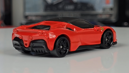 Машинка Базовая Hot Wheels Ferrari SF90 Stradale Factory Fresh 1:64 HYW34 Red - Retromagaz, image 2
