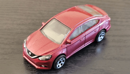 Машинка Большой Город Matchbox 2016 Nissan Sentra Metro 1:64 HVN58 Red - Retromagaz, image 1