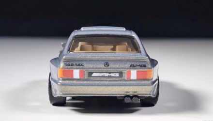 Машинка Базовая Hot Wheels '89 Mercedes-Benz 560 SEC AMG Wild Widebody 1:64 JBB11 Grey - Retromagaz, image 5