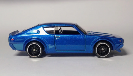 Машинка Базова Hot Wheels Nissan Skyline 2000 GT-R Then and Now 1:64 FJX88 Blue - Retromagaz, image 4