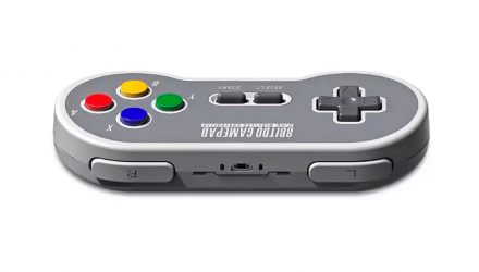 Геймпад Беспроводной 8BitDo SNES SN30 Europa Switch PC 2.4Ghz Grey Новый - Retromagaz, image 3